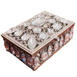💖HOST PICK💖 - Cynthia Rowley
Jewelry-Rhinestone Trinket Metal Box